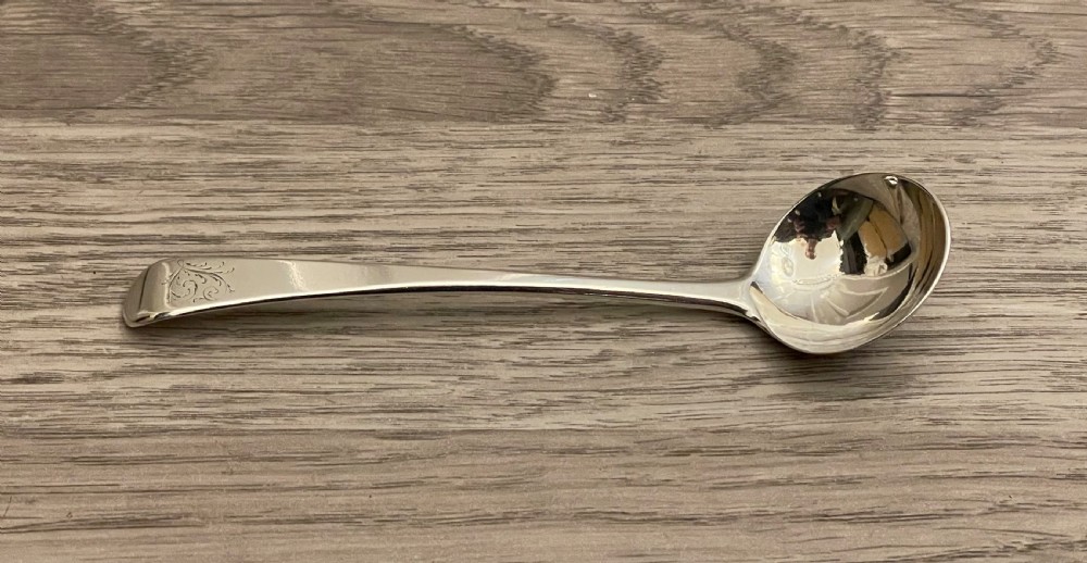 Small George III Silver Ladle by Henry Chawner View II