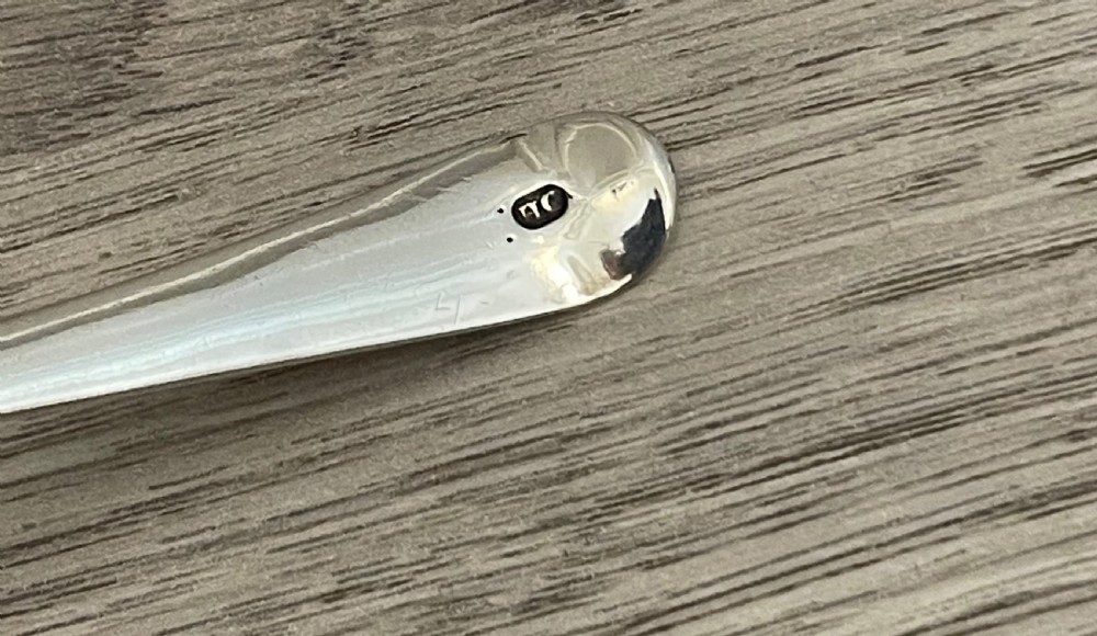 Small George III Silver Ladle by Henry Chawner View V