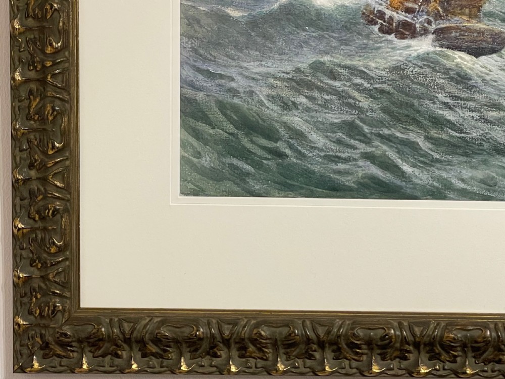 Isle of Man Marine Watercolour by Edward Christian Quayle (1872-1946) View V