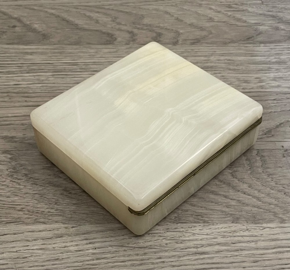 Art Deco Onyx Cigarette Box By Henry Griffiths View VIII