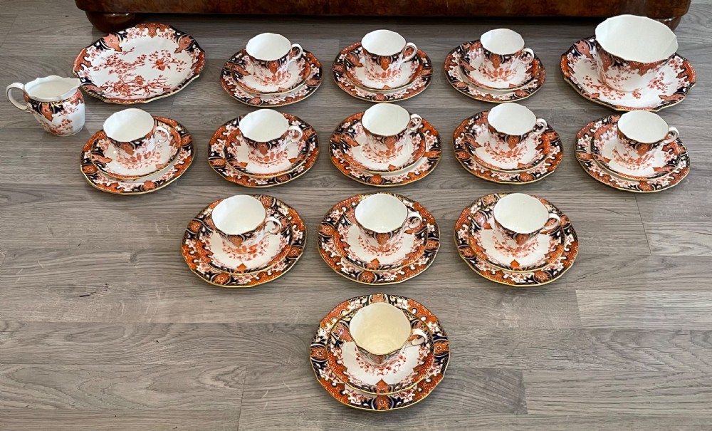 Royal Crown Derby Imari Tea Service for Twelve Persons, c1900