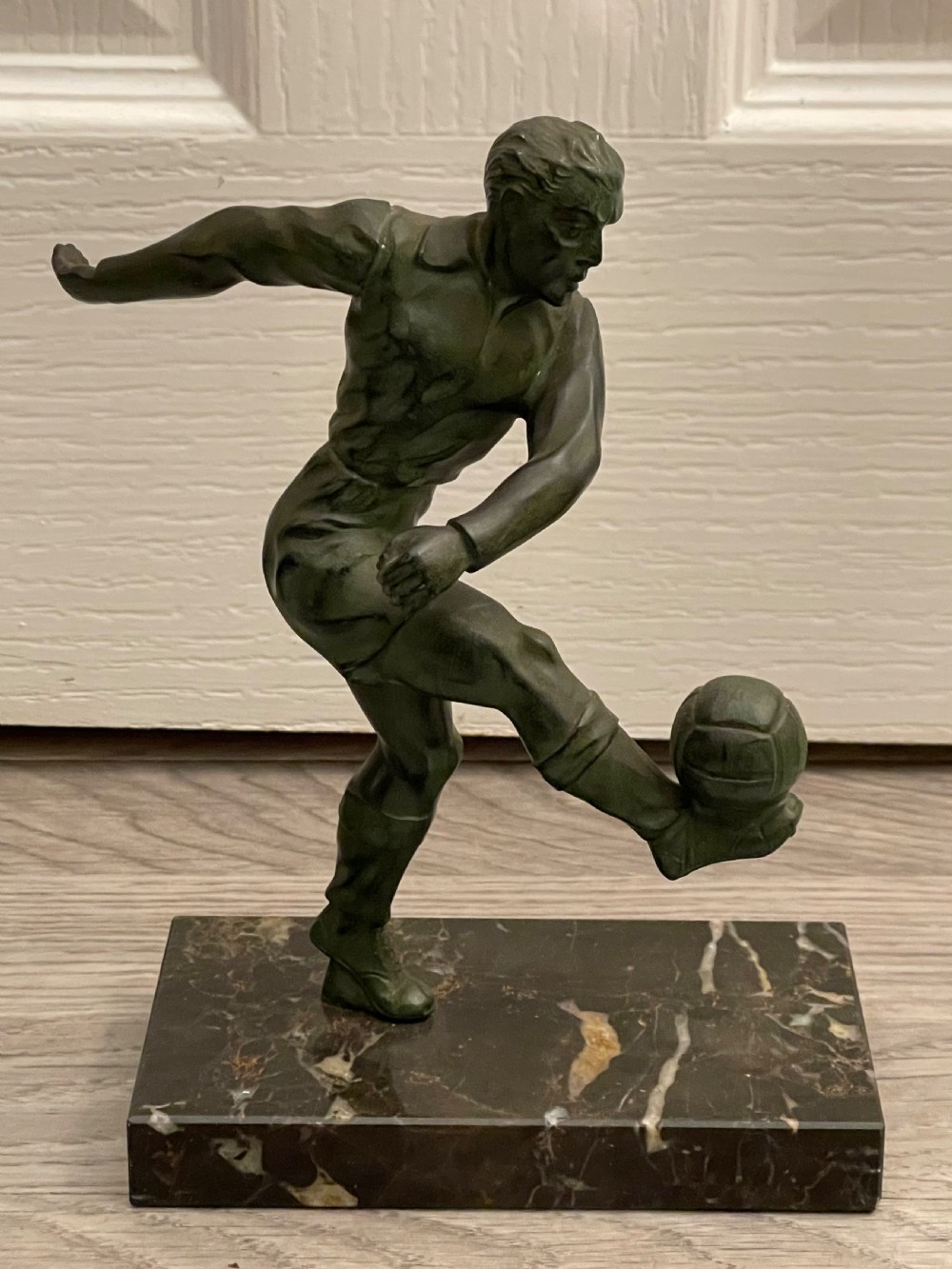 Art Deco Figure of Football Player