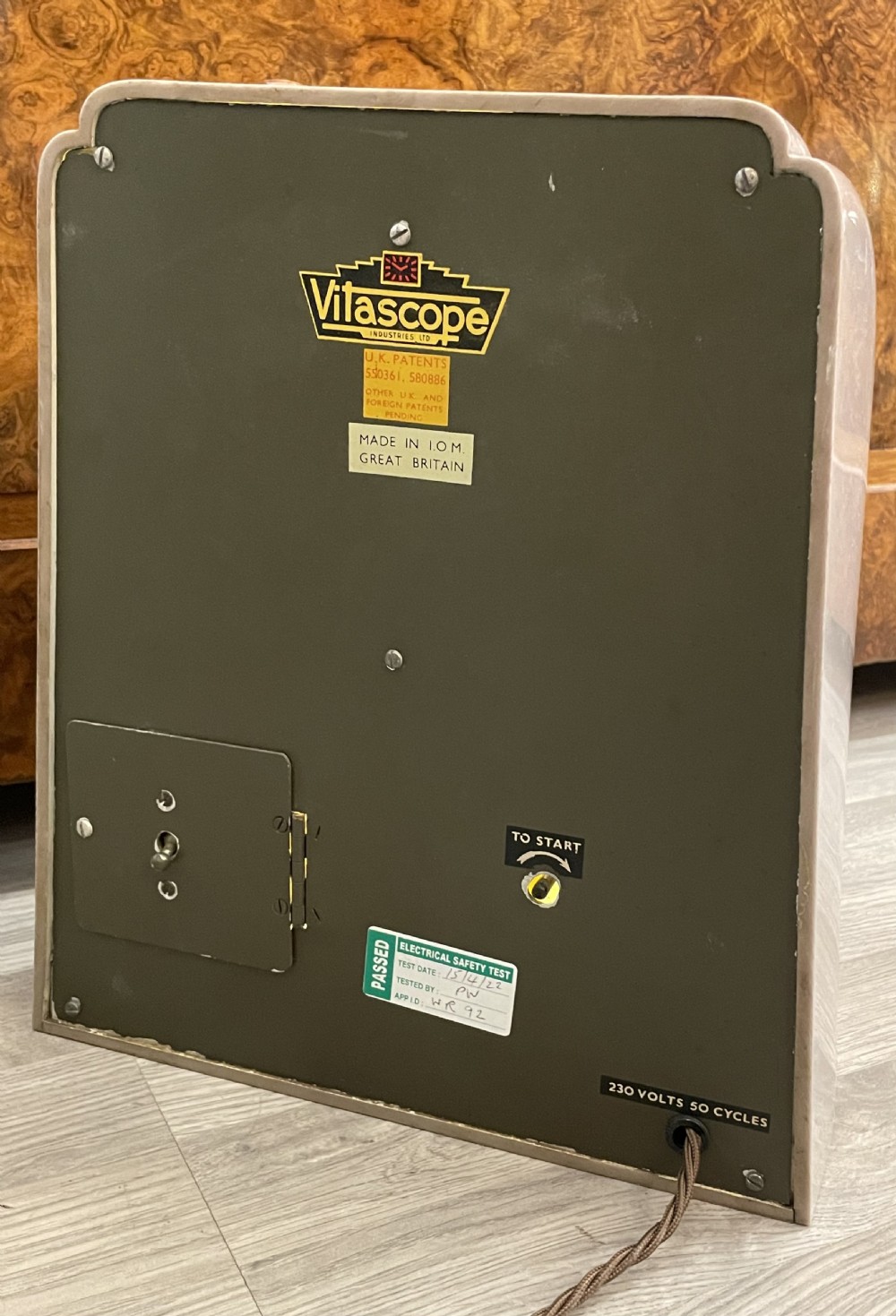 Fantastic Art Deco Clock by Vitascope View XII
