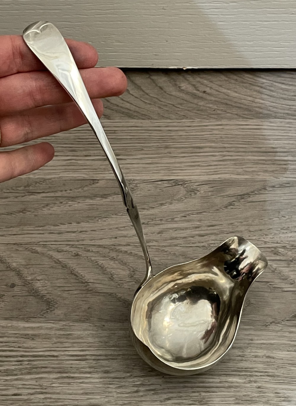 Early 19th Century Silver Sauce Ladle, Hamburg