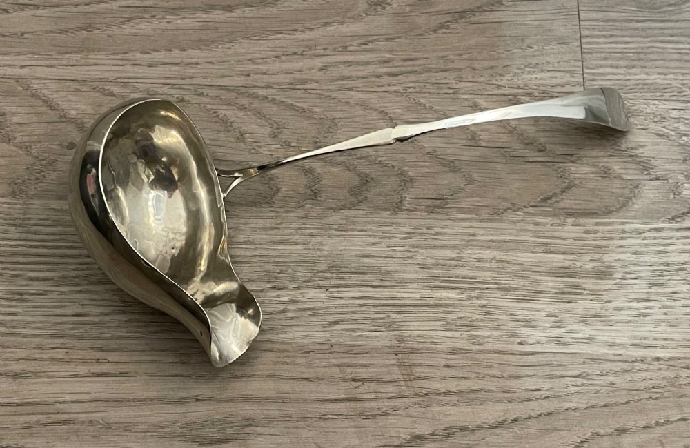 Early 19th Century Silver Sauce Ladle, Hamburg View II