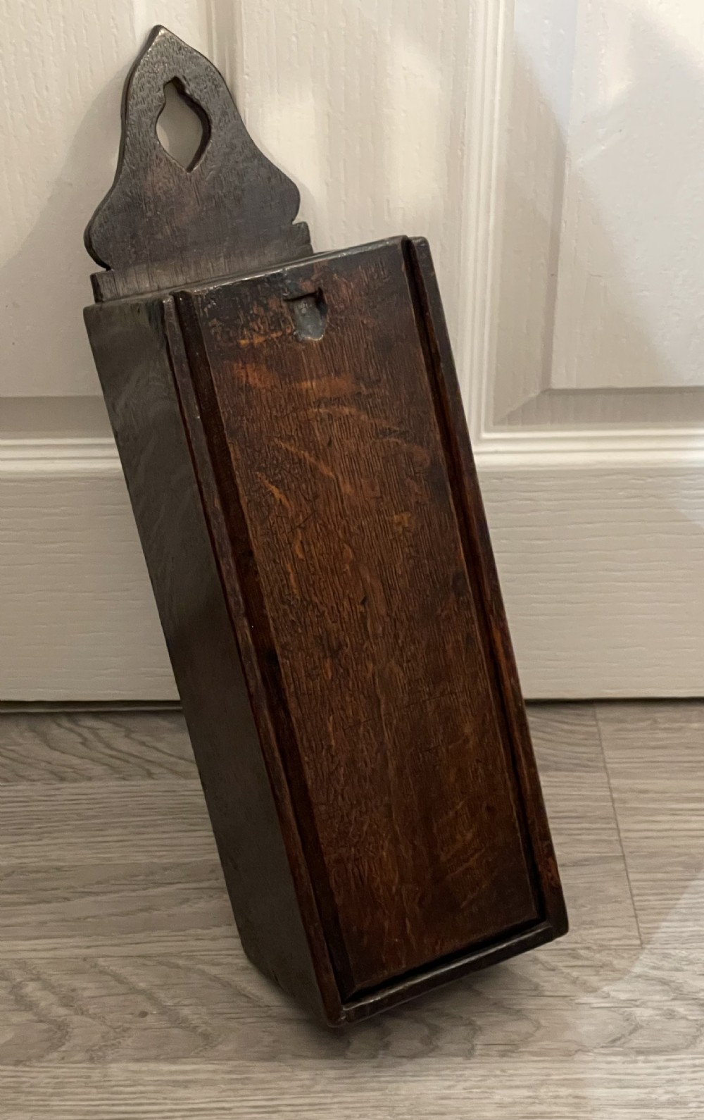 18th Century Oak Candle Box
