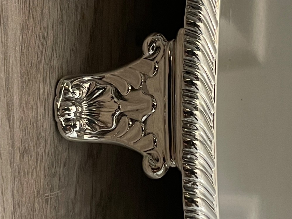 Large George III Silver Salver, 1817 View III