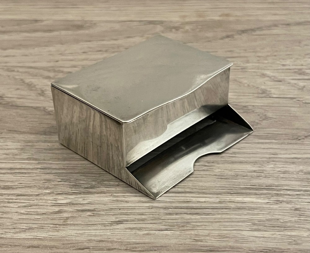 Edwardian Solid Silver Patent Table Box by Sampson Mordan  View II