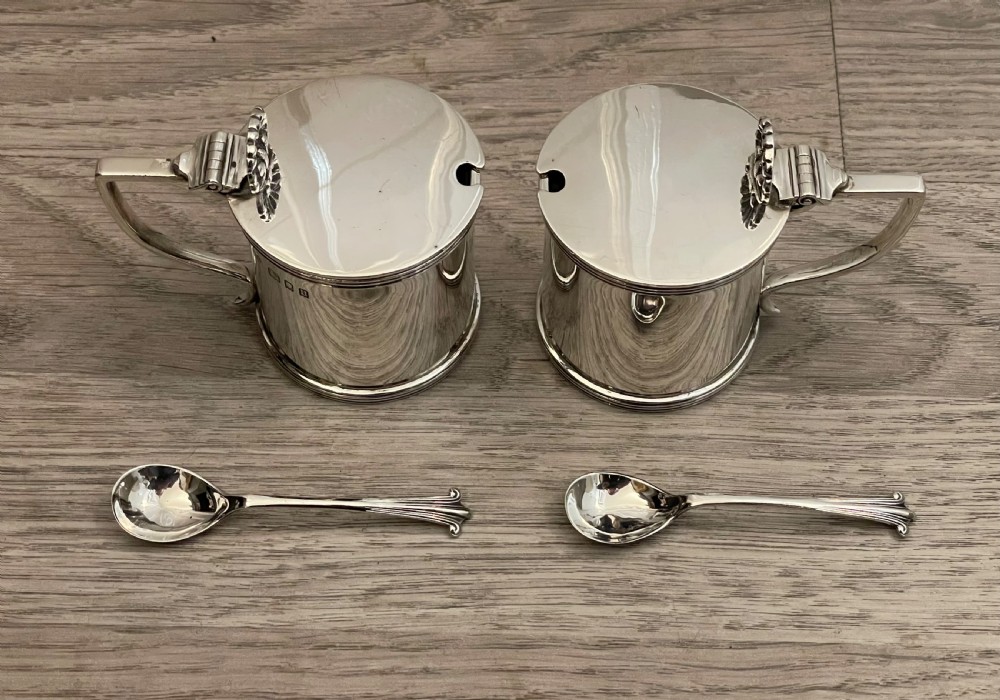 Good Pair of Georgian Style Mustard Pots