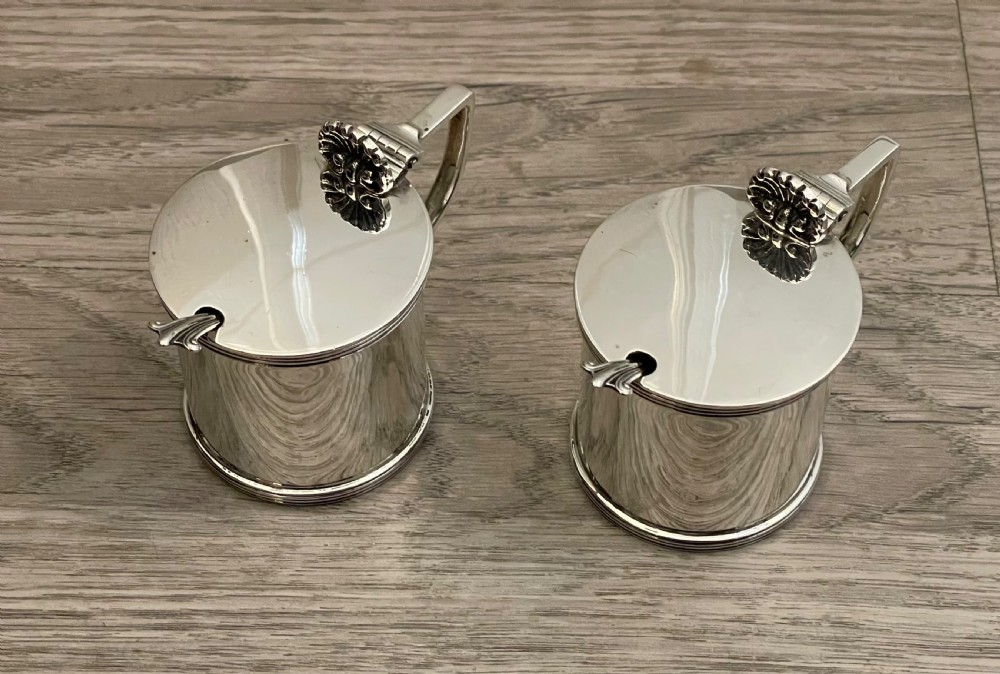 Good Pair of Georgian Style Mustard Pots View II