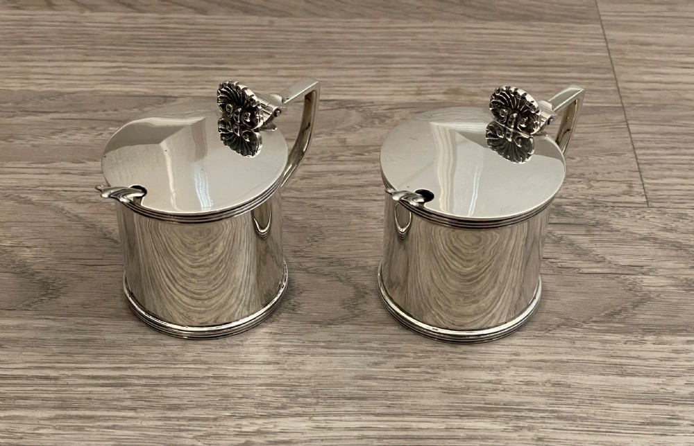 Good Pair of Georgian Style Mustard Pots View III