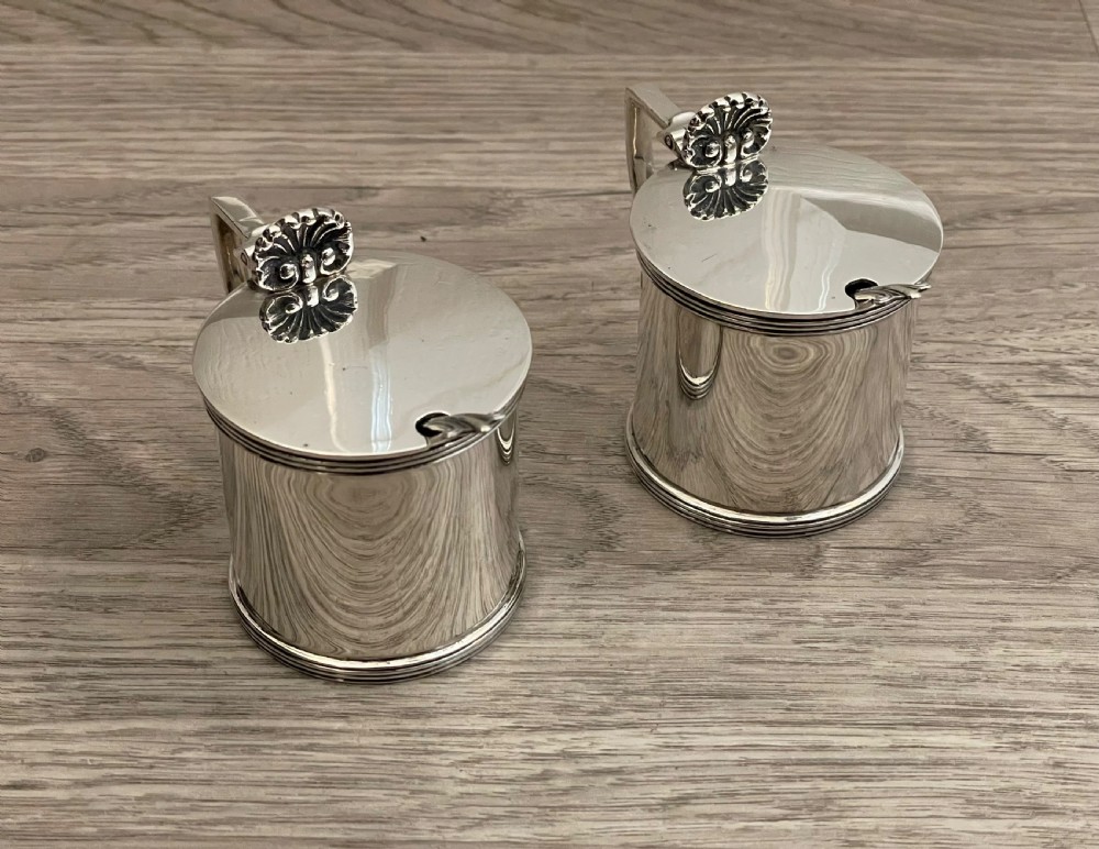 Good Pair of Georgian Style Mustard Pots View IV