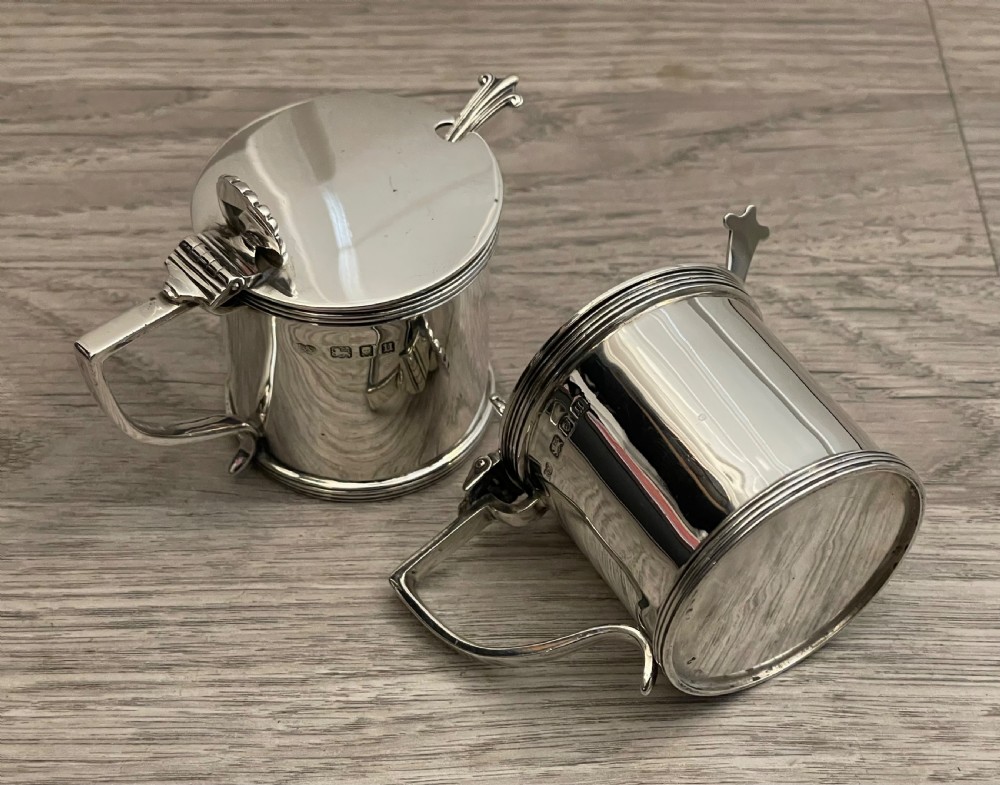 Good Pair of Georgian Style Mustard Pots View VI