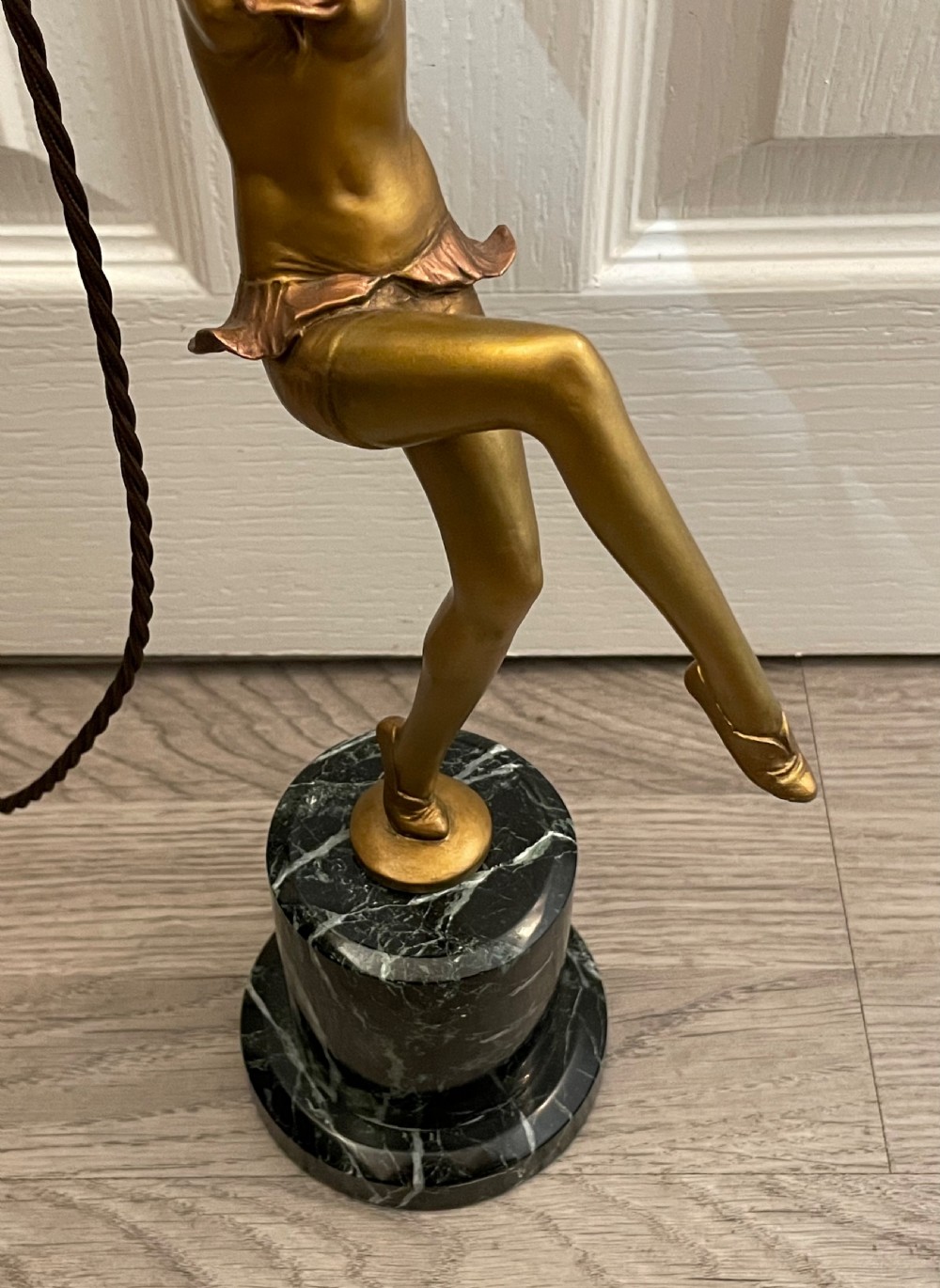 Art Deco Lady Lamp Atrributed Lorenzl View III