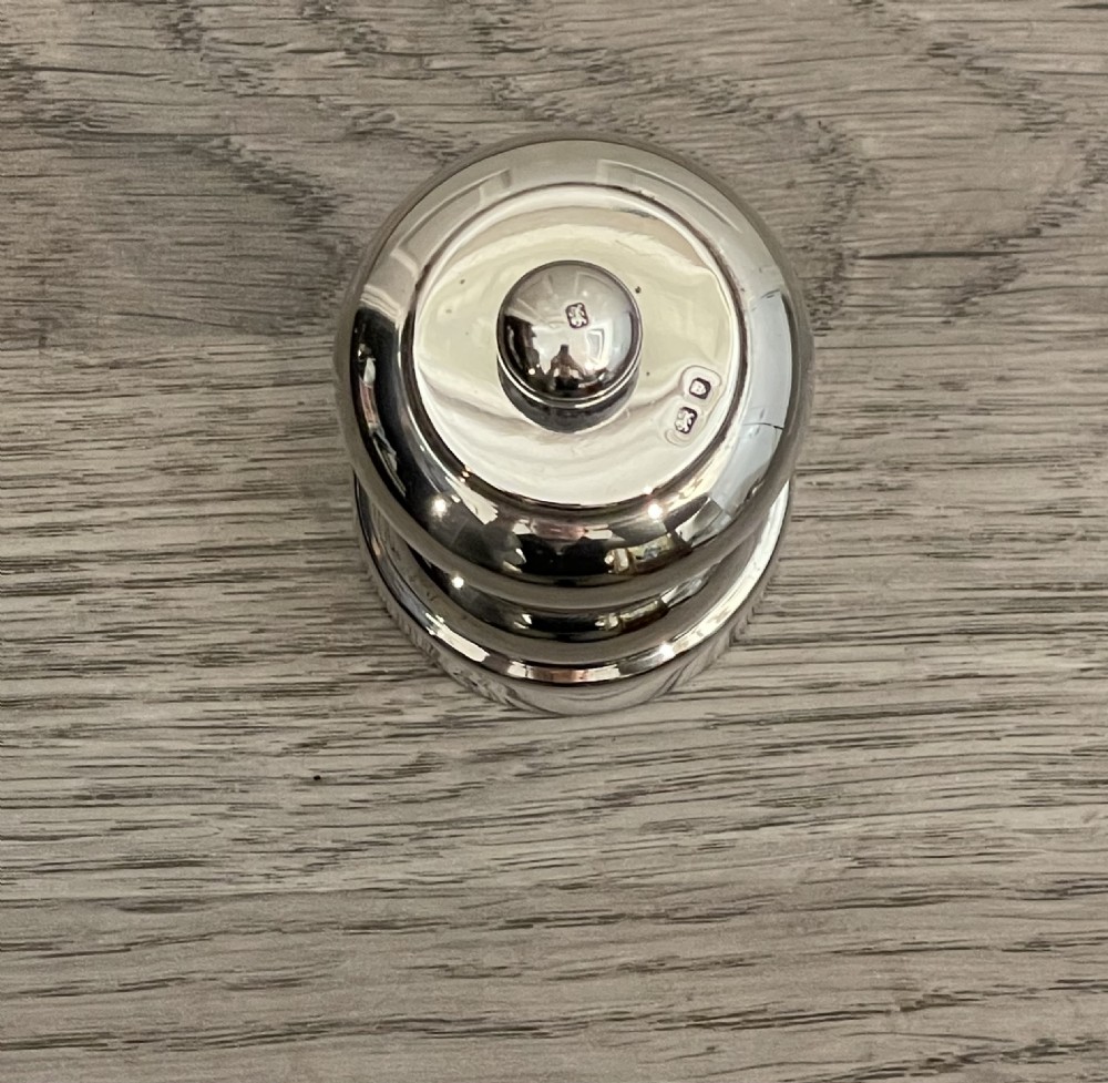 Elizabeth II Solid Silver Pepper Grinder View IV