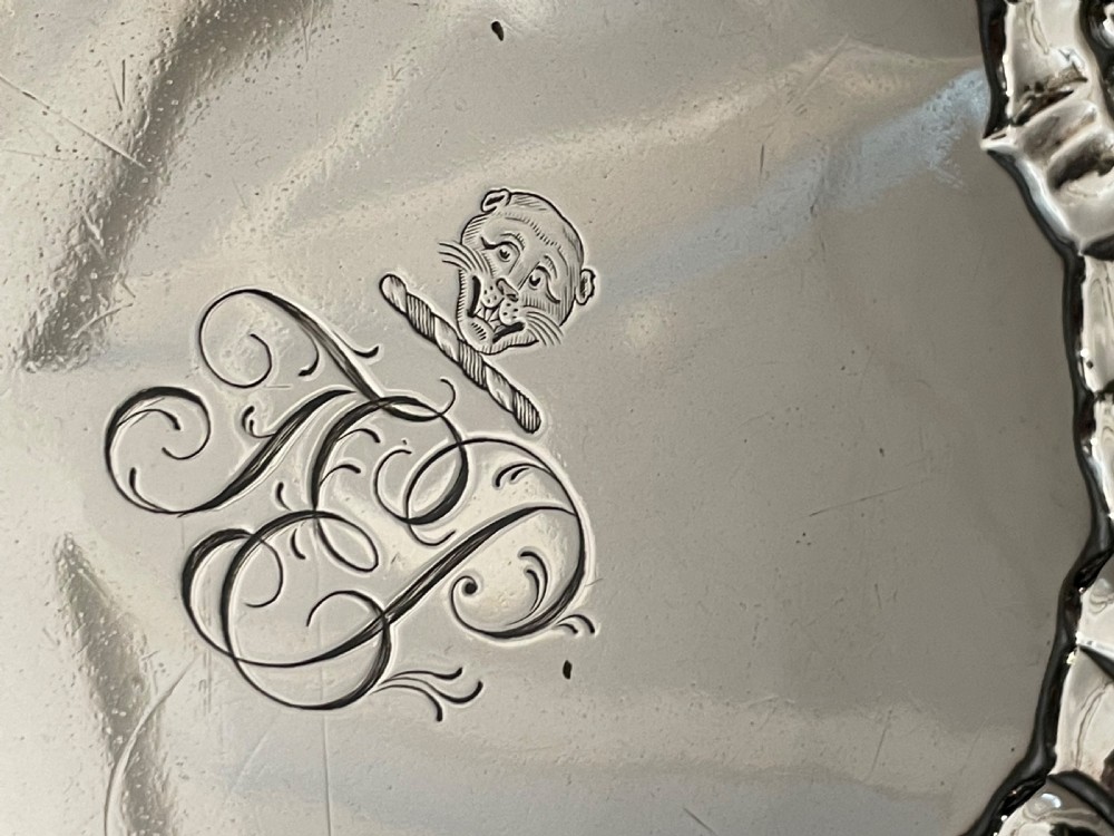 George III Silver Waiter by Ebenezer Coker View IV