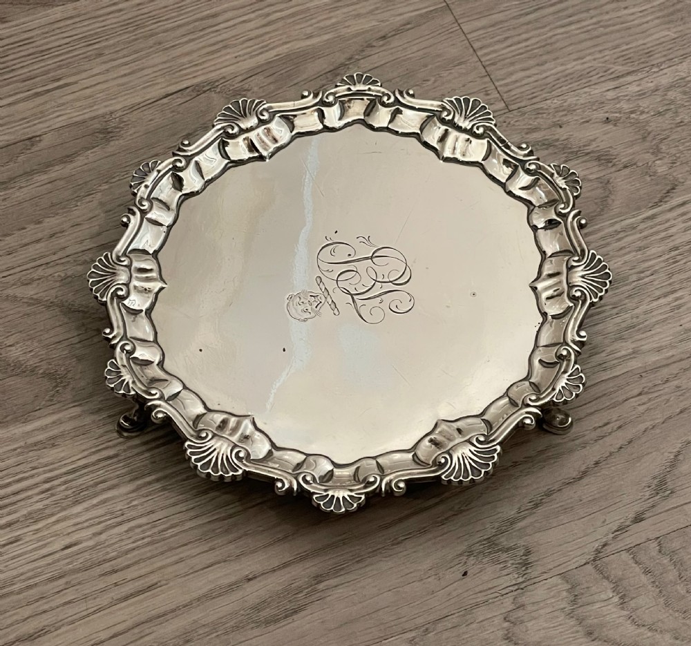 George III Silver Waiter by Ebenezer Coker View V