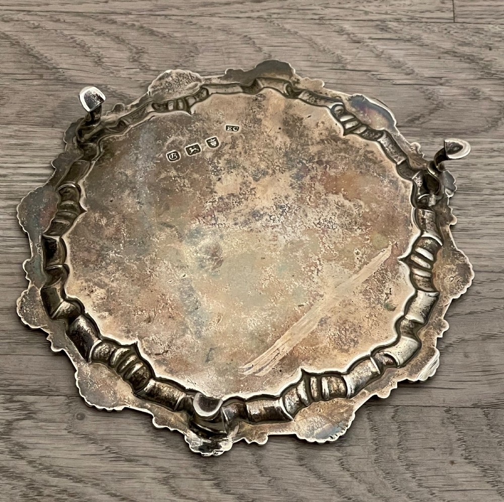 George III Silver Waiter by Ebenezer Coker View VI