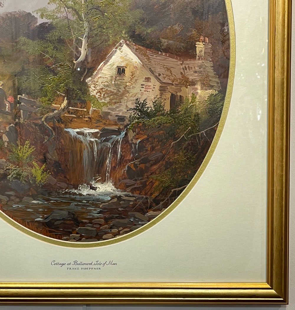 Victorian Landscape Oil Painting of the Isle of Man by Franz Hoepfner View II