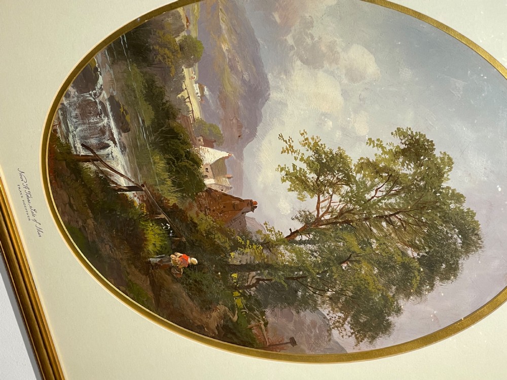 Victorian Landscape Oil Painting of the Isle of Man by Franz Hoepfner View V