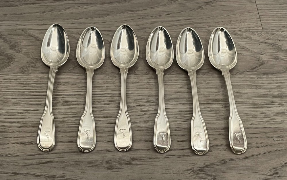 A good set of Six George III Silver Teaspoons