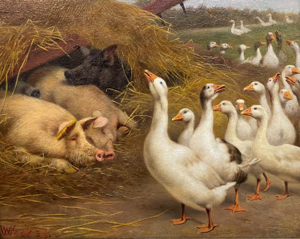Herbert William Weekes Oil Painting, The Grand Procession View II