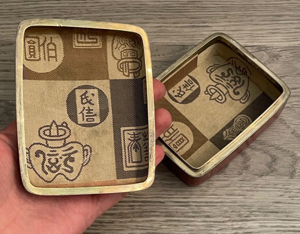 Antique Japanese Cloisonne Box View VIII