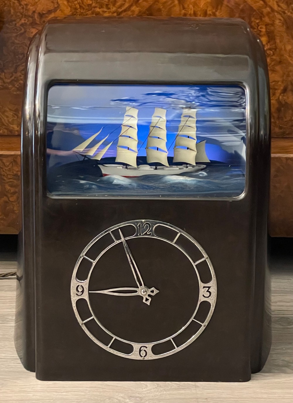 Art Deco Automaton Clock by Vitascope, Isle of Man 