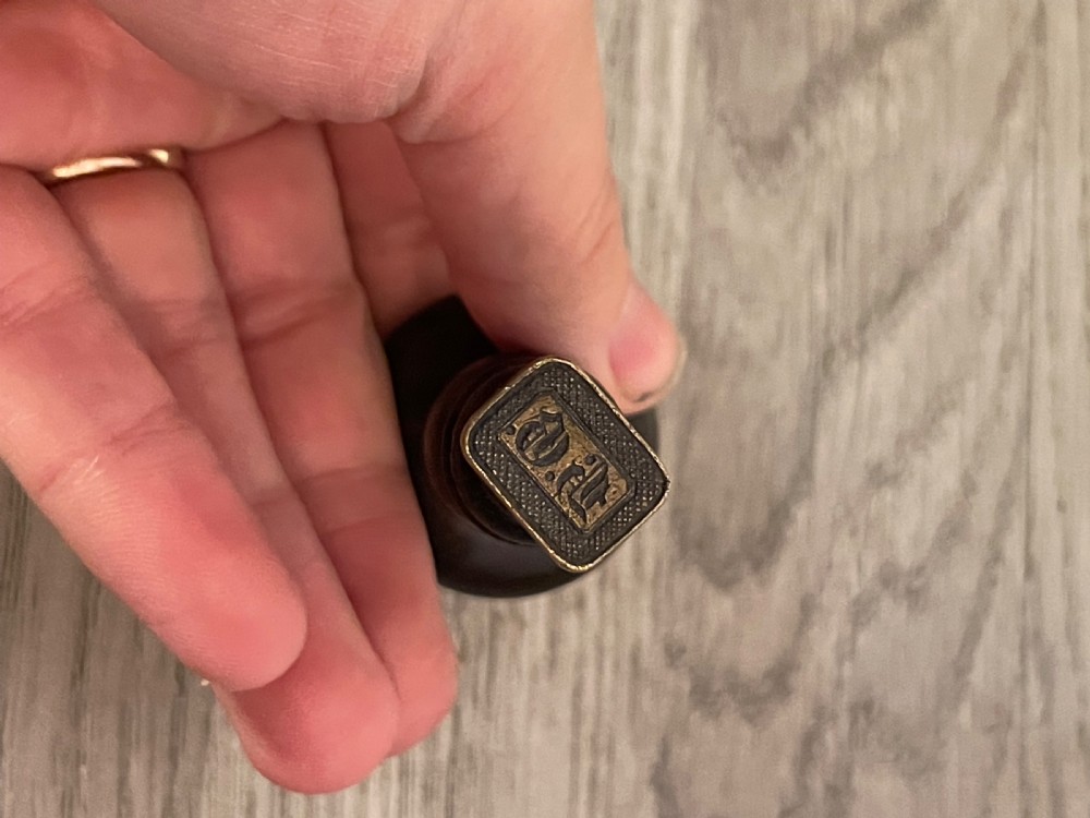 Regency Rosewood Desk Wax Seal View III