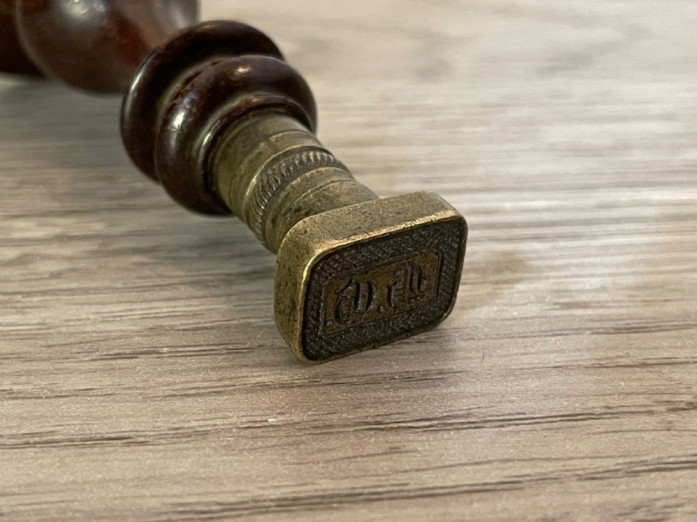 Regency Rosewood Desk Wax Seal View VI