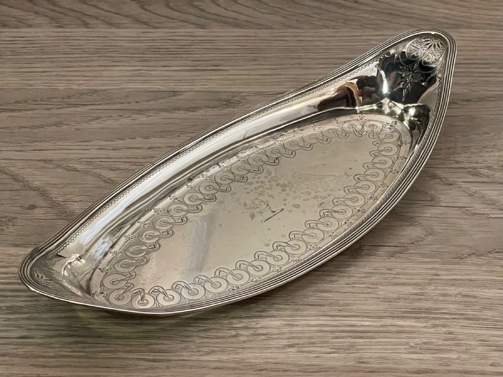 George III Silver Snuffer Tray, 1796 View V