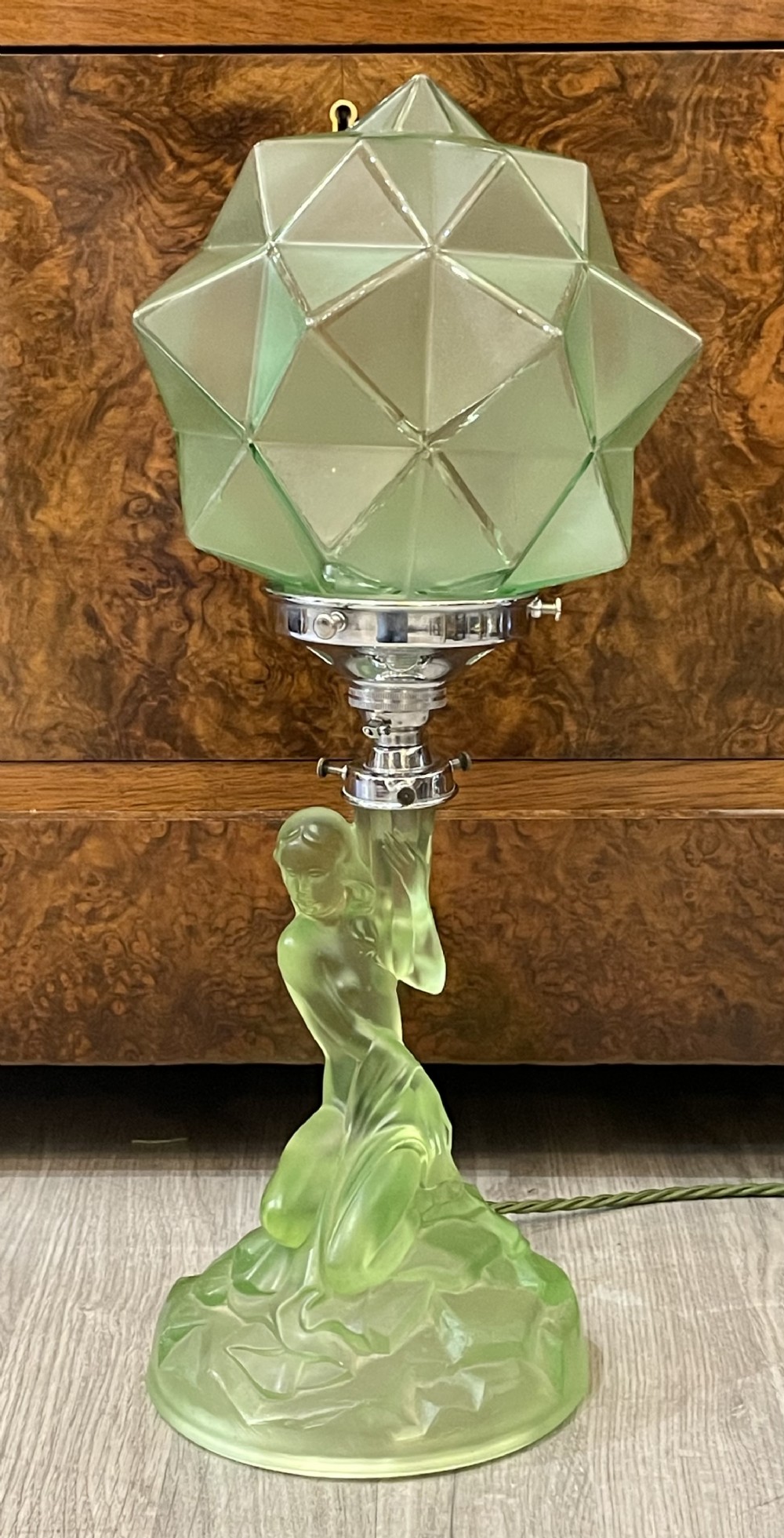 Art Deco Walthe and Sohne Table Lamp
