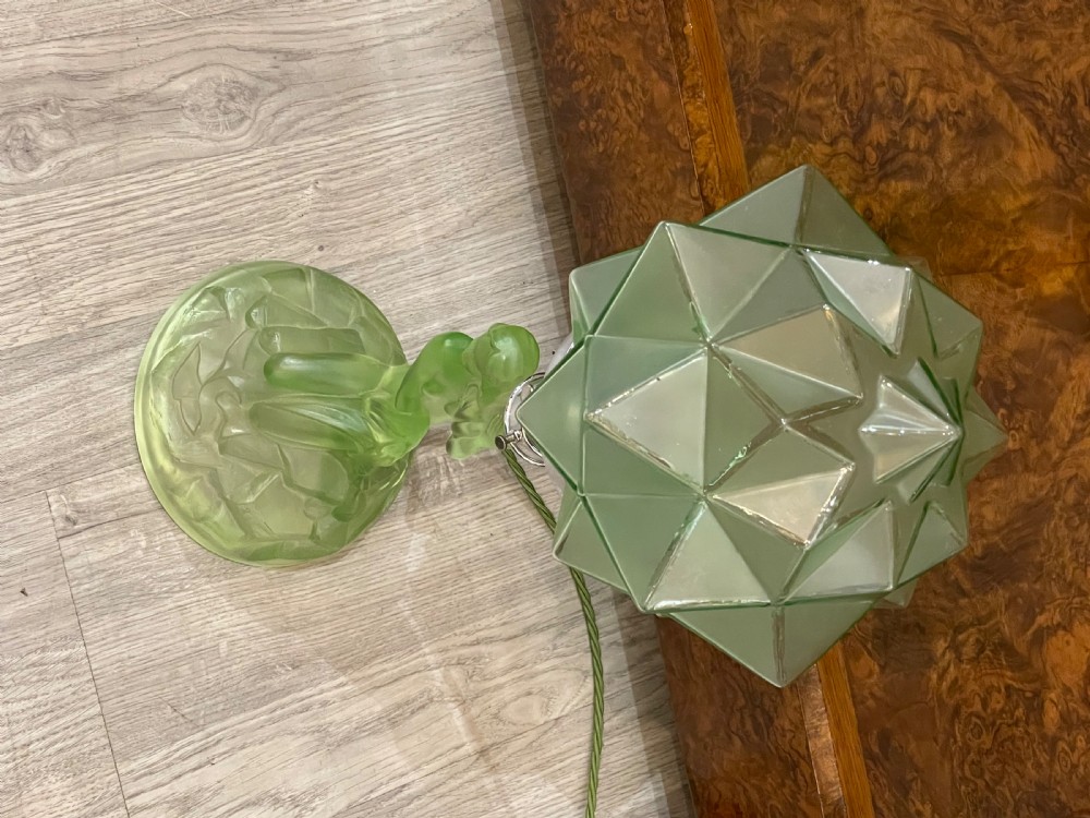 Art Deco Walthe and Sohne Table Lamp View VI