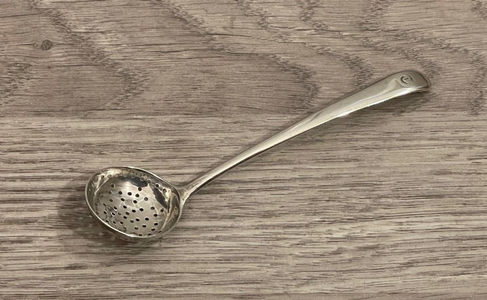 George III Silver Spice Sifter Spoon, 1785