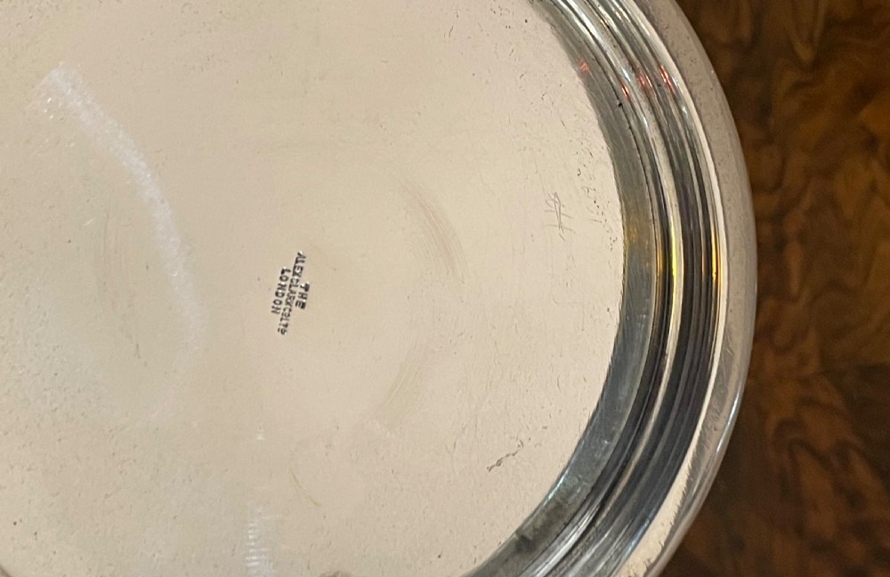 Very Heavy Solid Silver Pint Tankard View V