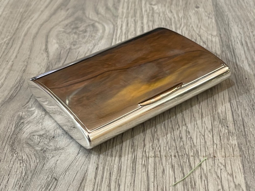 Stunning George V Silver Snuff Box by Asprey