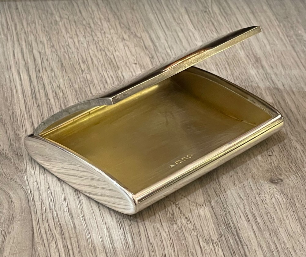 Stunning George V Silver Snuff Box by Asprey View III