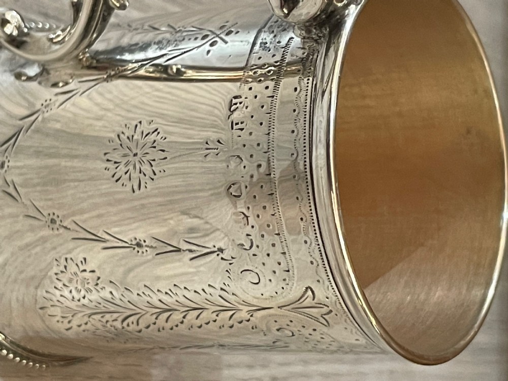 Victorian Silver Christening Mug View IV