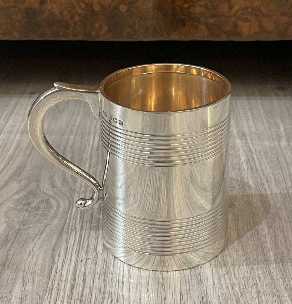 George V Solid Silver Christening Mug