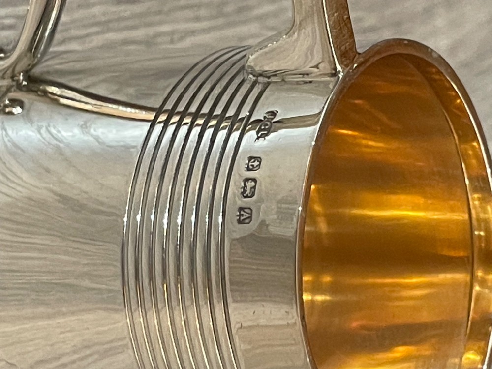 George V Solid Silver Christening Mug View IV