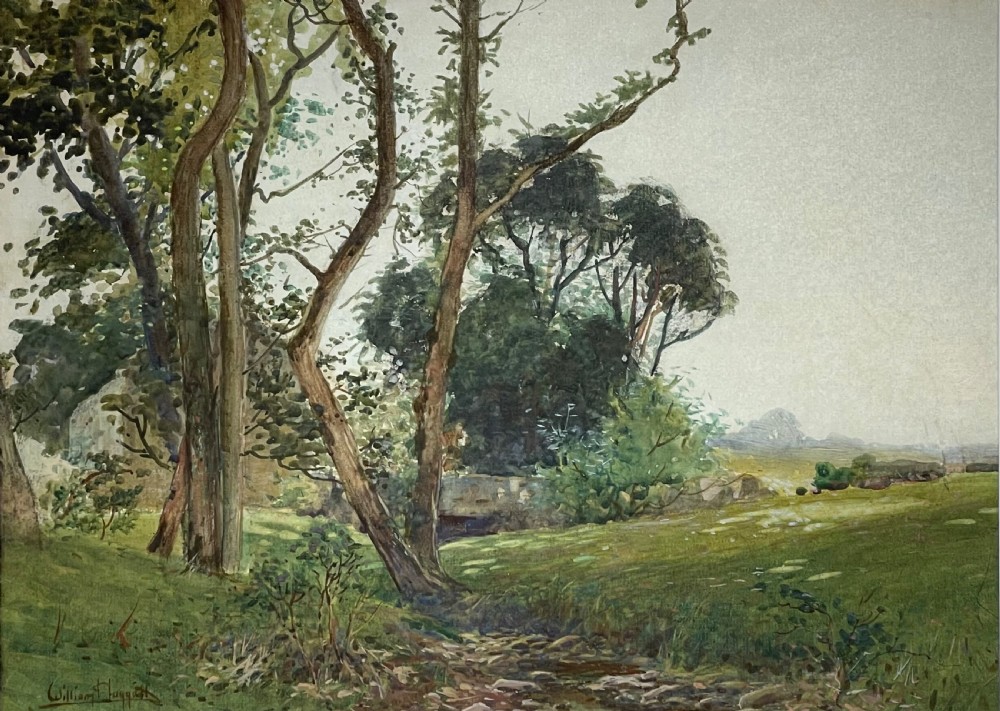 William Hoggatt, Isle of Man Landscape Watercolour