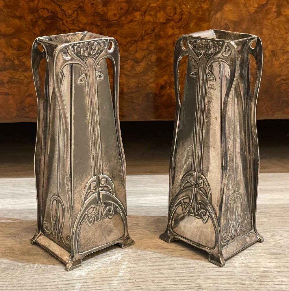 Good Pair of WMF Spill Vases View III