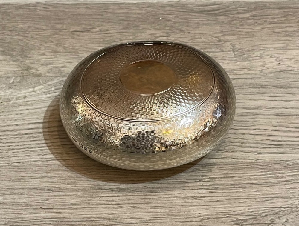 Large George V Solid Silver Snuff Box