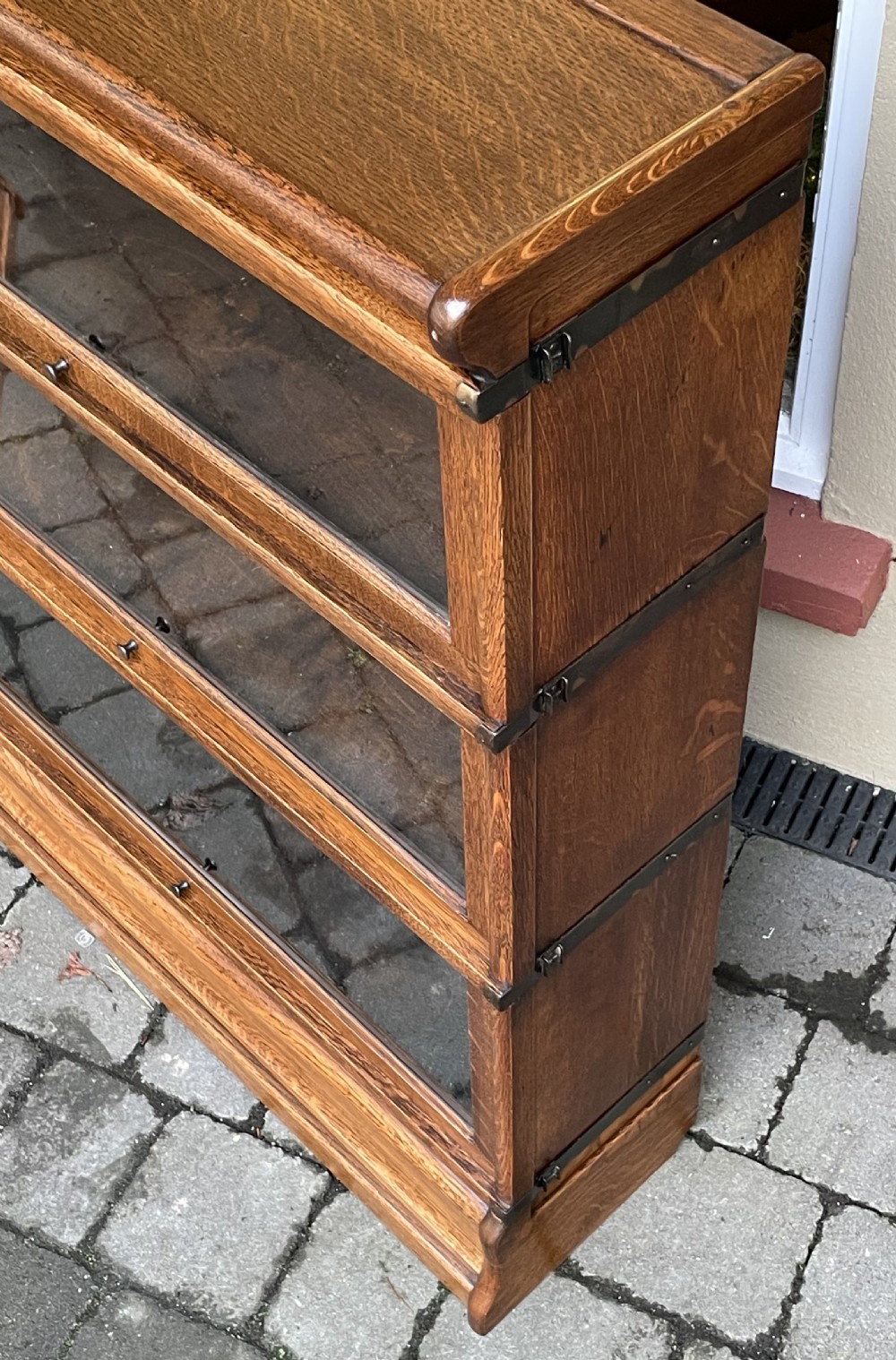 Pair of Globe Wernicke Stacking Bookcases View III