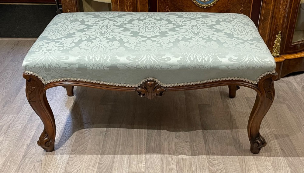 Large 19th Century Walnut Centre Stool