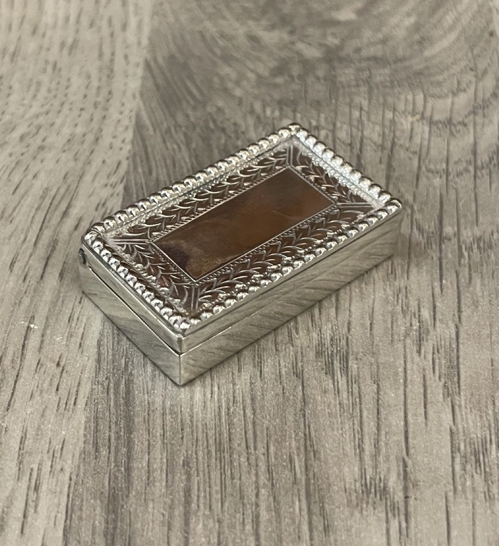 Elizabeth II Silver Pill Box