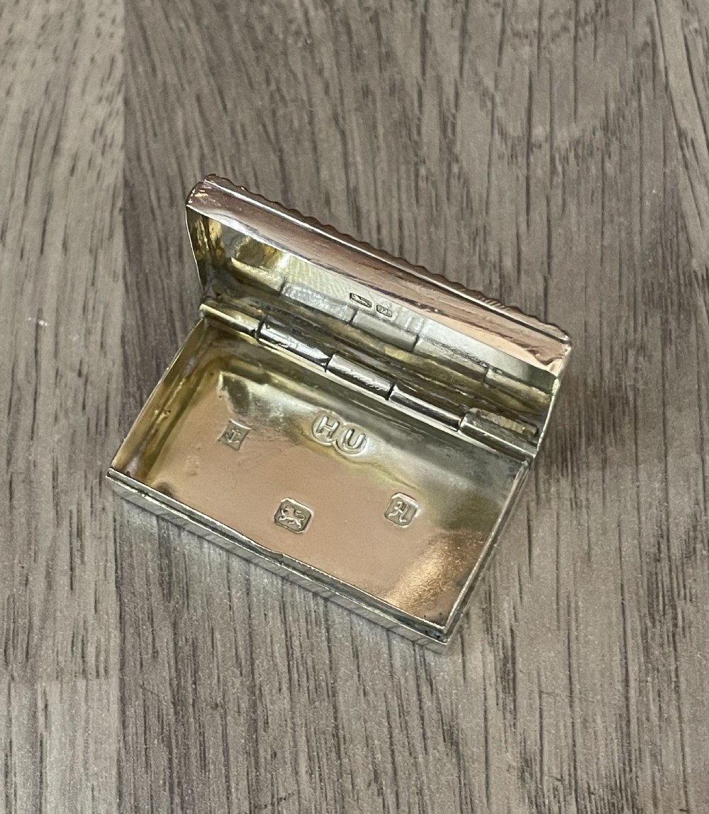 Elizabeth II Silver Pill Box View III