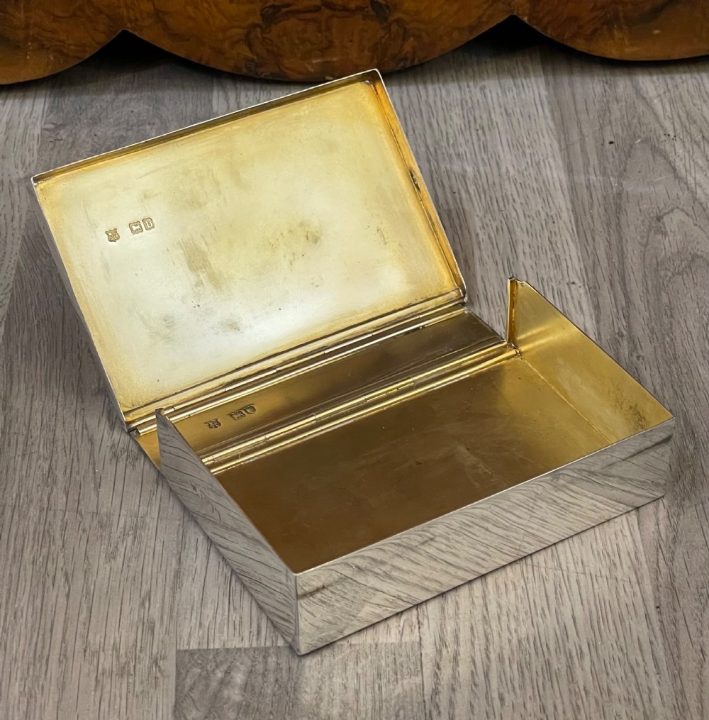 Victorian Solid Silver Sandwich Box, 1897 View VII
