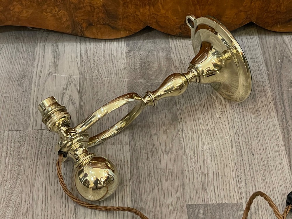 Brass Ship Gimbal Table Lamp View IV
