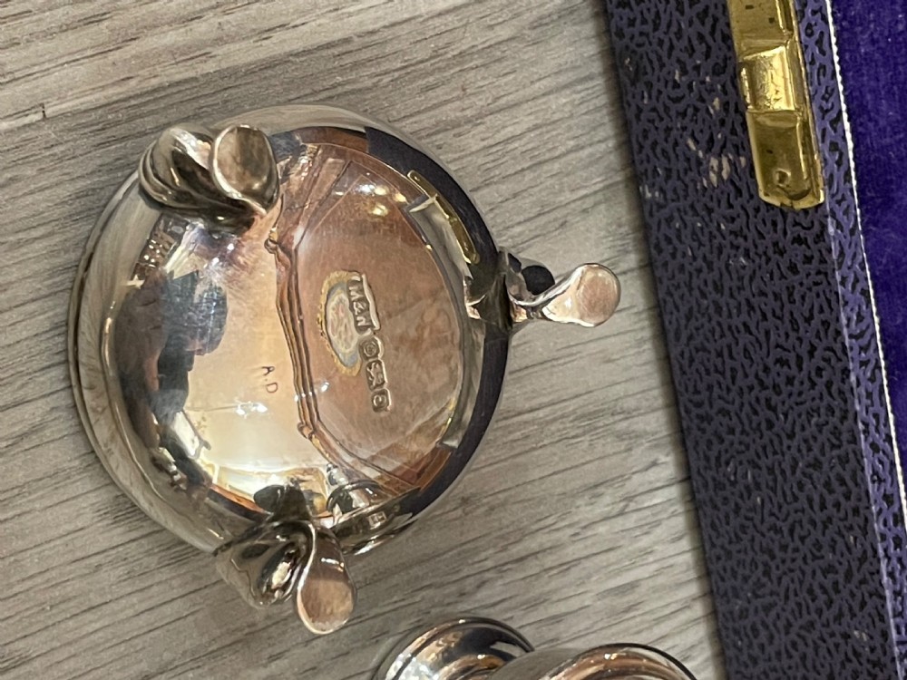Elizabeth II Silver Cruet Set by Mappin & Webb  View VIII
